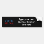 VOTE RON PAUL 2012 BUMPER STICKER