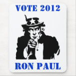 VOTE RON PAUL 2012 MOUSEPADS