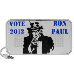 VOTE RON PAUL 2012 PORTABLE SPEAKERS