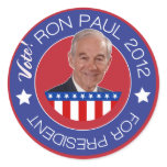 Vote Ron Paul 2012 Republican Stickers