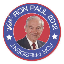Vote Ron Paul 2012 Republican Sticker