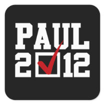 VOTE RON PAUL 2012 (white) Stickers