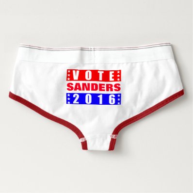 Vote Sanders 2016 Presidential Election Boyshorts