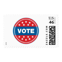 Vote Seal - Blue postage