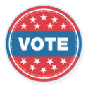 Vote Seal - Blue stickers