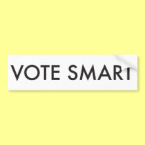 VOTE SMART bumper stickers