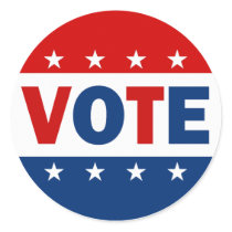 VOTE ROUND STICKER