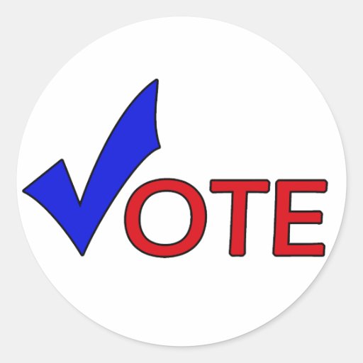 Vote Sticker | Zazzle