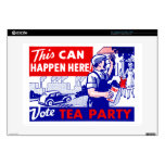 Vote Tea Party Skin For 15" Laptop