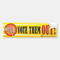 Vote the REST of  Them Out  2012 bumper stickers