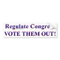 Vote Them Out bumper sticker