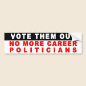 Vote Them Out bumper sticker