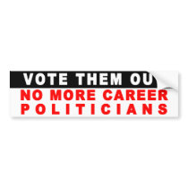 Vote Them Out bumper sticker