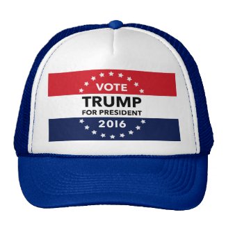 Vote Trump for President 2016 Navy Blue Hat