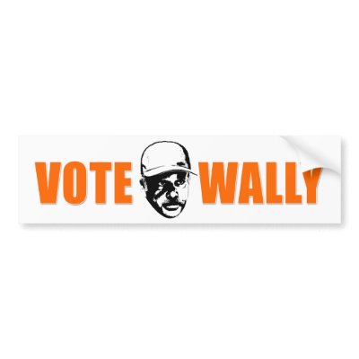 Vote Wally Bumpersticker by votewally
