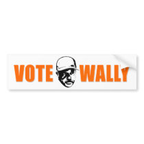 Vote Wally Bumpersticker