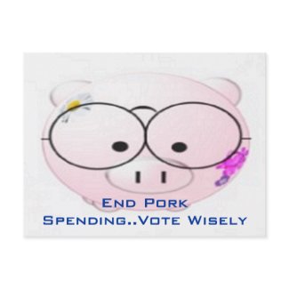 Vote Wisely zazzle_postcard