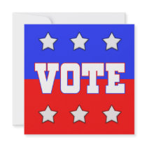 Vote with Stars Personalized Invite