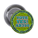 Vote YES AB390 button