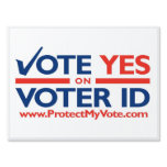 Vote YES on Voter ID Lawn Sign yard signs