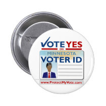 Vote Yes on Voter ID buttons