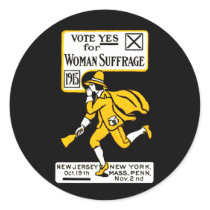 Vote Yes! Womens Suffrage 1915 stickers