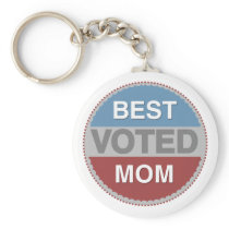 Voted Best Mom T-shirts and Gifts Key Chain