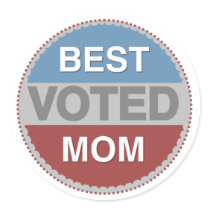 Voted Best Mom T-shirts and Gifts Sticker
