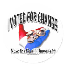 Voted For Change stickers by klclewis Voted For Change stickers