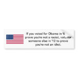 Voted for Obama Bumper Stickers