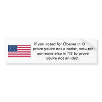 Voted for Obama Bumper Stickers