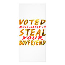 Voted Most Likely To Steal Your Boyfriend rack cards