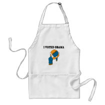 Voted Obama Head Up Ass Aprons