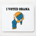 Voted Obama Head Up Ass mousepads by doonidesigns Voted Obama Head Up Ass mousepads