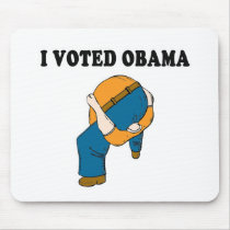 Voted Obama Head Up Ass mousepads by doonidesigns Voted Obama Head Up Ass mousepads