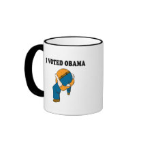 Voted Obama Head Up Ass Coffee Mug