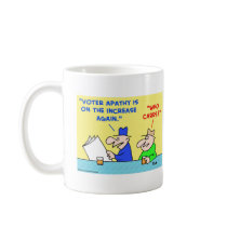 voter apathy increase who cares mugs