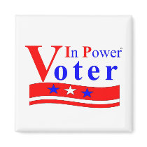 Voter In Power Magnet - Customized