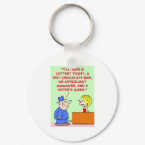 VOTERS' GUIDE keychains
