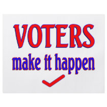 Voters Make it Happen Full Color Flyer