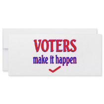 Voters Make it Happen Rack Cards