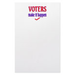 Voters Make it Happen Custom Stationery