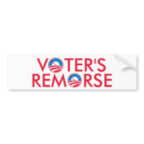 Voter's Remorse bumper stickers