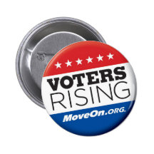 Voters Rising button