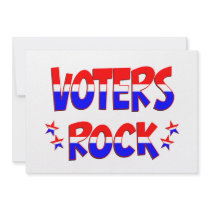 Voters Rock Personalized Invitations