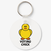 Voting Chick keychains