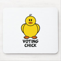 Voting Chick mousepads