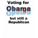 Voting for Change-Obama Ladies Spaghetti Top t-shirts by republicansforchange Voting for Change-Obama Ladies Spaghetti Top t-shirts