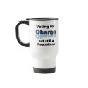 Voting For Change-Obama Travel Mug by republicansforchange Voting For Change-Obama Travel Mug
