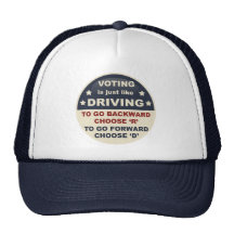Voting is Just Like Driving Trucker Hats